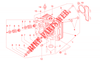 Cylinder head   valves para SCARABEO Scarabeo 4T 4V E2 2010